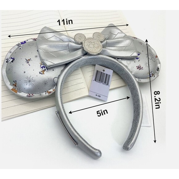 Disney 2023 Loungefly 100 Years Minnie Mouse Ears Headband Mickey Pluto Goofy - Picture 3 of 4